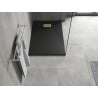 Mexen Hugo cadaș rectangular SMC 90 x 70 cm, negru, capac auriu - 42707090-G