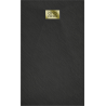 Mexen Hugo cadă dreptunghiulară SMC 140 x 70 cm, negru, capac auriu - 42707014-G