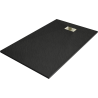 Mexen Hugo brodzik dreptunghiular SMC 150 x 70 cm, negru, mascator auriu - 42707015-G