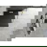 Mexen Hugo cadă dreptunghiulară SMC 100 x 80 cm, neagră, capac auriu - 42708010-G