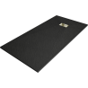 Brodzik dreptunghiular Mexen Hugo SMC 170 x 80 cm, negru, mască aurie - 42708017-G