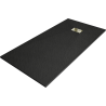 Mexen Hugo cadă de duș dreptunghiulară SMC 180 x 80 cm, negru, capac mascare auriu - 42708018-G