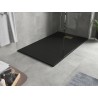 Mexen Hugo SMC 140 x 90 cm-es téglalap alakú zuhanytálca, fekete, arany burkolat - 42709014-G