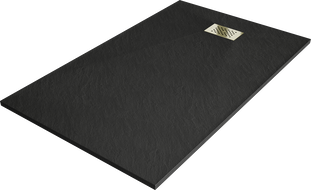 Mexen Hugo cabina de duș dreptunghiulară SMC 150 x 90 cm, negru, capac auriu - 42709015-G