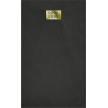 Mexen Hugo cadă de duș dreptunghiulară SMC 160 x 90 cm, negru, capac ornamental auriu - 42709016-G