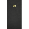 Mexen Hugo baie rectangulară SMC 170 x 90 cm, negru, capac auriu - 42709017-G
