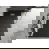 Mexen Hugo téglafürdő SMC 180 x 90 cm, fekete, arany takaró - 42709018-G
