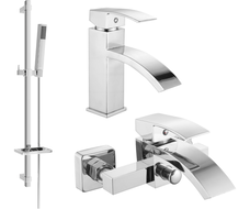 Mexen Libra DQ77 fürdőkád csomag, króm - 745103DQ77-00