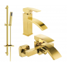 Mexen Libra DQ77 set cadă, Aurie - 745103DQ77-50