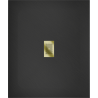 Mexen Hugo cabina rectangular SMC 140 x 100 cm, negru, masca aurie - 42701014-G