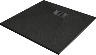 Mexen Hugo cada cuadrada SMC 70 x 70 cm, negro, cubierta negra - 42707070-B