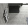 Mexen Hugo tavă de duș pătrată SMC 80 x 80 cm, negru, capac de scurgere negru - 42708080-B