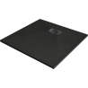 Mexen Hugo cădiță de duș pătrată SMC 80 x 80 cm, negru, capac negru - 42708080-B