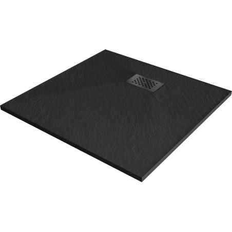 Mexen Hugo cadă de duș pătrată SMC 90 x 90 cm, neagră, capac negru - 42709090-B