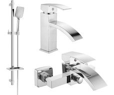 Mexen Libra Set de baie DQ62, crom - 745103DQ62-00