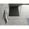 Mexen Hugo cabine dreptunghiulară SMC 120 x 70 cm, negru, mascare neagră - 42707012-B