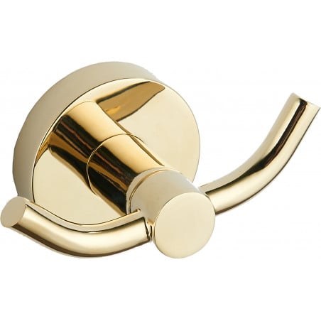 Mexen Remo dupla törölközőakasztó, arany - 70507352-50