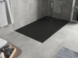 Mexen Hugo cada prostangul 140 x 70 cm, negru, capac negru - 42707014-B