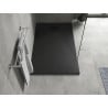 Mexen Hugo brodzik dreptunghiular SMC 150 x 70 cm, negru, capac negru - 42707015-B