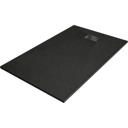 Mexen Hugo brodzik dreptunghiular SMC 150 x 70 cm, negru, capac negru - 42707015-B