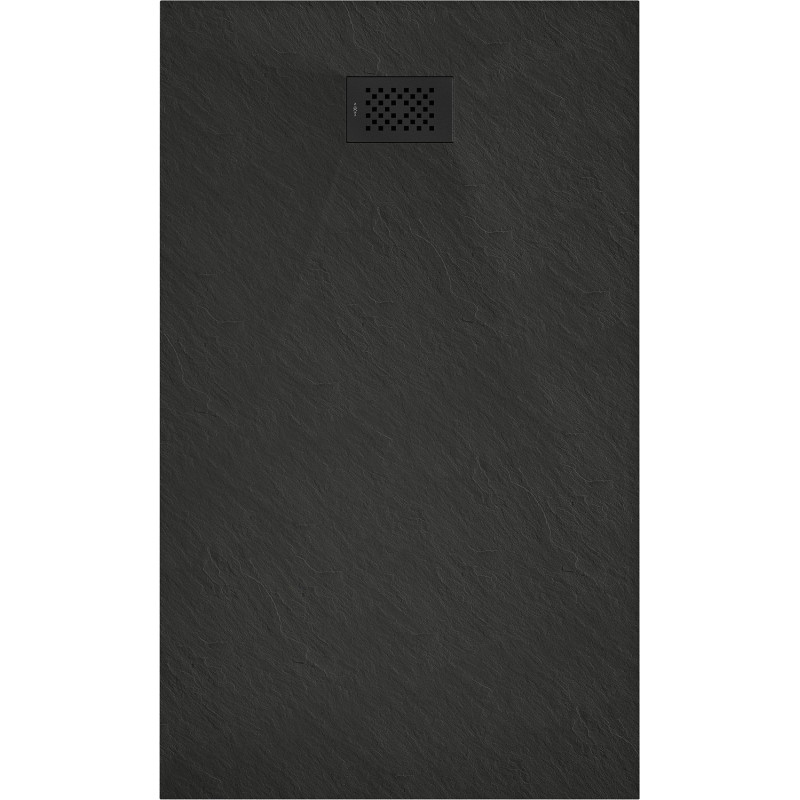 Mexen Hugo SMC téglalap alakú zuhanytálca 150 x 80 cm, fekete, fekete burkolat - 42708015-B