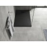 Mexen Hugo bazine dreptunghiulare SMC 100 x 80 cm, negru, mascare neagră - 42708010-B