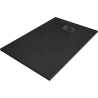 Mexen Hugo bazine dreptunghiulare SMC 100 x 80 cm, negru, mascare neagră - 42708010-B