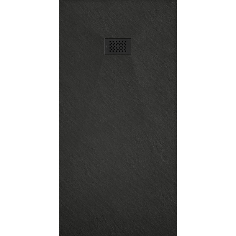 Mexen Hugo SMC téglalap alakú zuhanytálca, 170 x 80 cm, fekete, fekete fedőlap - 42708017-B