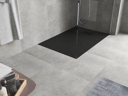 Mexen Hugo brodă rectangular SMC 120 x 90 cm, negru, capac ascundere negru - 42709012-B