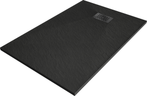 Mexen Hugo brodzik dreptunghiular SMC 110 x 90 cm, negru, mască neagră - 42709011-B