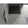 Mexen Hugo SMC 100 x 100 cm-es négyzet alakú zuhanytálca, fekete, fekete takarólap - 42701010-B