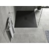 Mexen Hugo téglalap alakú SMC zuhanytálca 120 x 100 cm, fekete, fekete takaróelem - 42701012-B