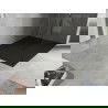 Mexen Hugo cada de dus dreptunghiular SMC 140 x 100 cm, negru, mascare neagră - 42701014-B