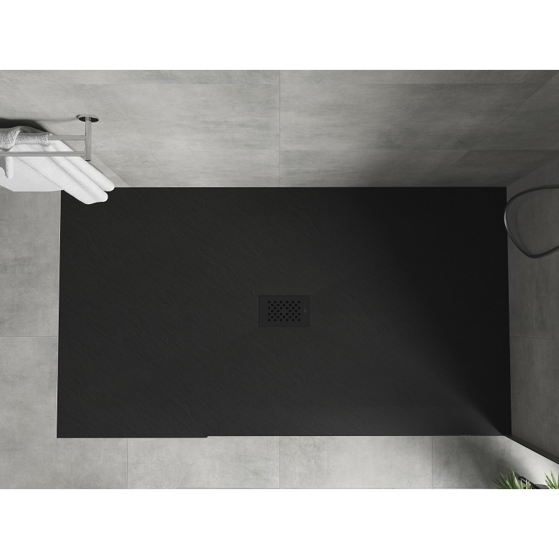 Mexen Hugo tăviță de duș dreptunghiulară SMC 150 x 100 cm, negru, capac negru - 42701015-B