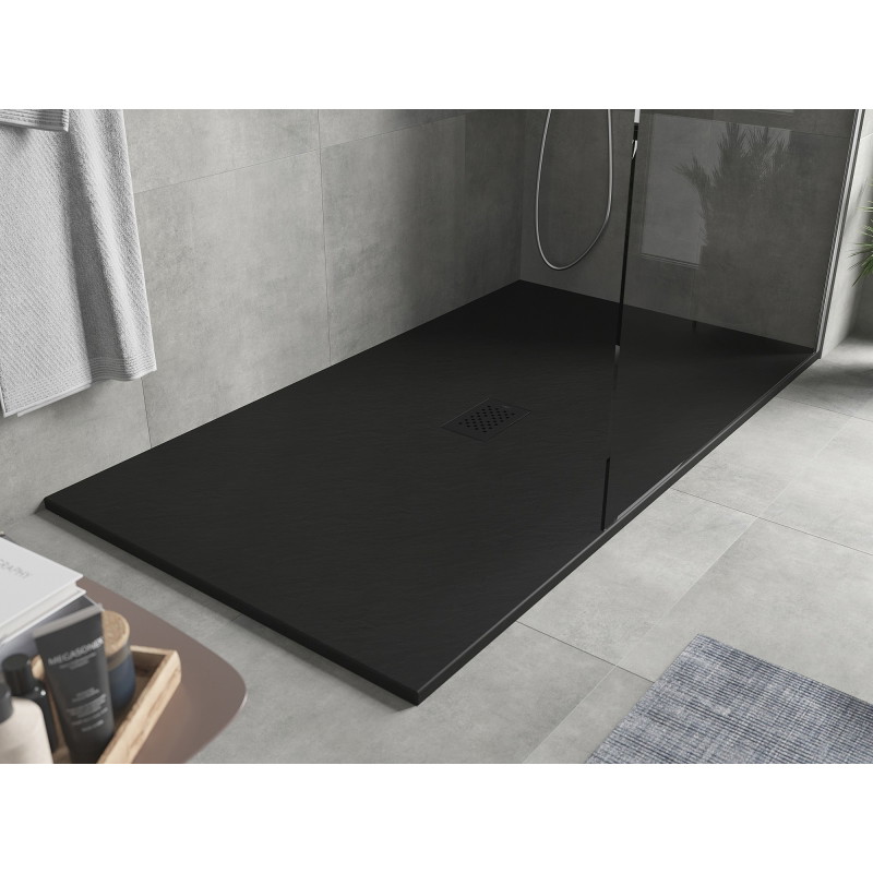 Mexen Hugo tăviță de duș dreptunghiulară SMC 150 x 100 cm, negru, capac negru - 42701015-B