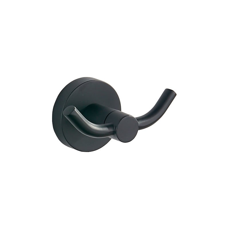 Mexen Remo dupla törölköző fogas, Fekete- 70507352-70