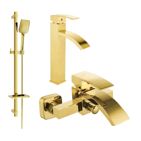 Mexen Libra DQ62 set de cadă, auriu - 745113DQ62-50