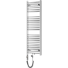 Mexen Ares elektromos radiátor 1200 x 400 mm, 300 W, króm - W102-1200-400-2300-01
