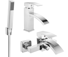 Mexen Libra Set de cadă R77, crom - 745103R77-00