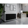 Radiator plat cu igienă Mexen CH20 400 x 600 mm, conectare laterală, 477 W, negru - W420H-040-060-70