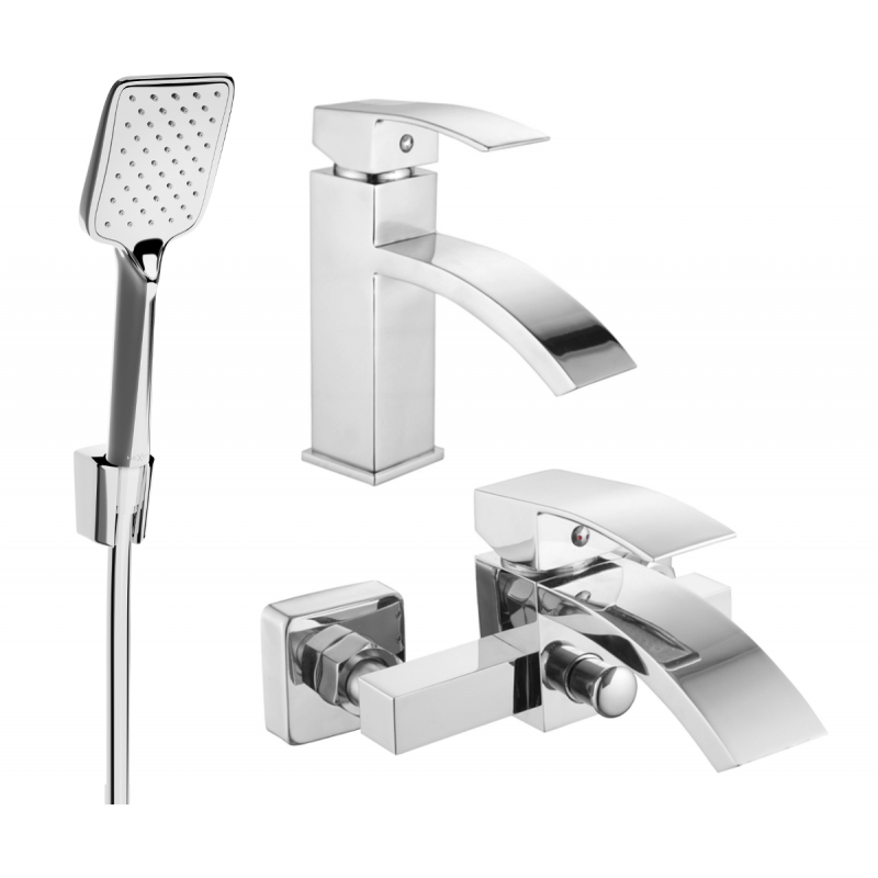 Mexen Libra Set R62 pentru cadă, crom - 745103R62-00