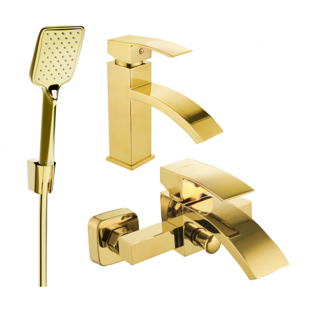 Mexen Libra R62 set cadă, auriu - 745103R62-50
