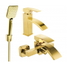 Mexen Libra R62 fürdőkád szett, arany - 745103R62-50