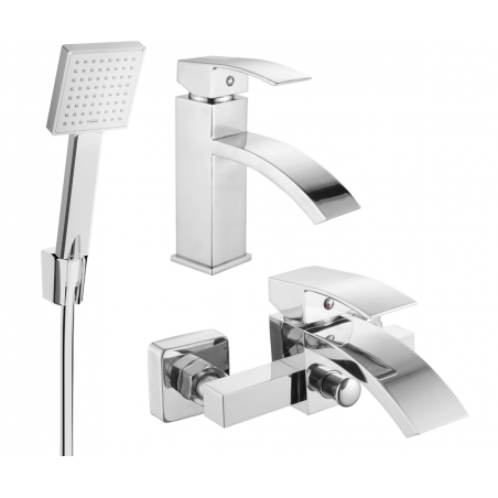 Mexen Libra R45 set pentru cadă, crom - 745103R45-00