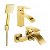 Mexen Libra R45 set de baie, auriu - 745103R45-50