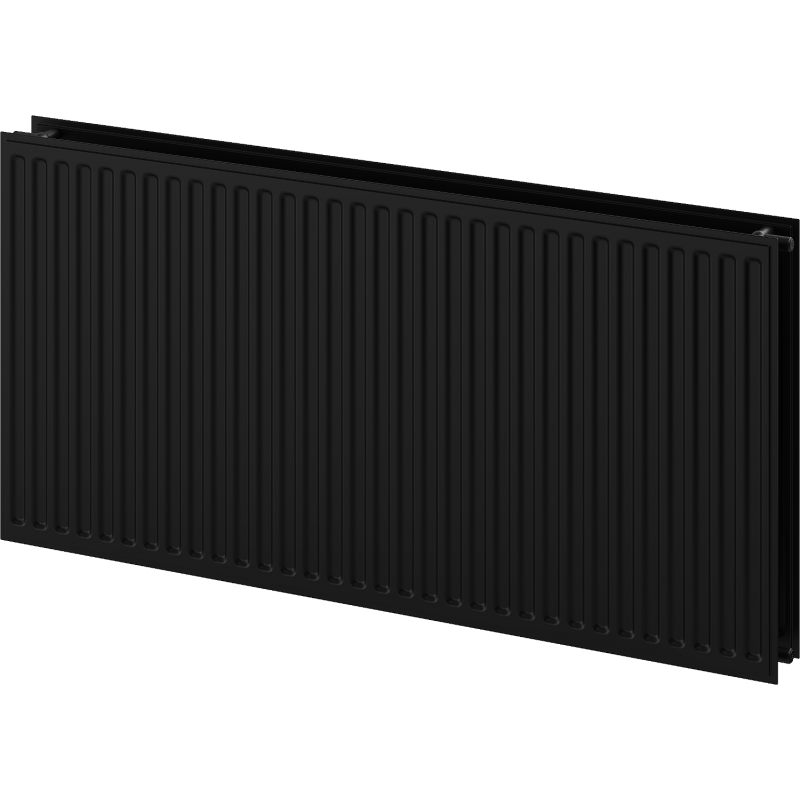 Mexen CH20 Hygiene lapos radiátor 600 x 400 mm, oldalsó csatlakozás, 440 W, fekete - W420H-060-040-70