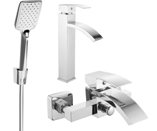 Mexen Libra R62 kád csaptelep szett, króm - 745113R62-00