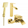 Mexen Libra R45 set de baie, auriu - 745113R45-50