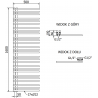 Grăjitor electric Mexen Neptun 1600 x 500 mm, 600 W, crom - W101-1600-500-2600-01