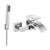 Mexen Libra Baterie cadă R77 cu set de duș, crom - 74513R77-00